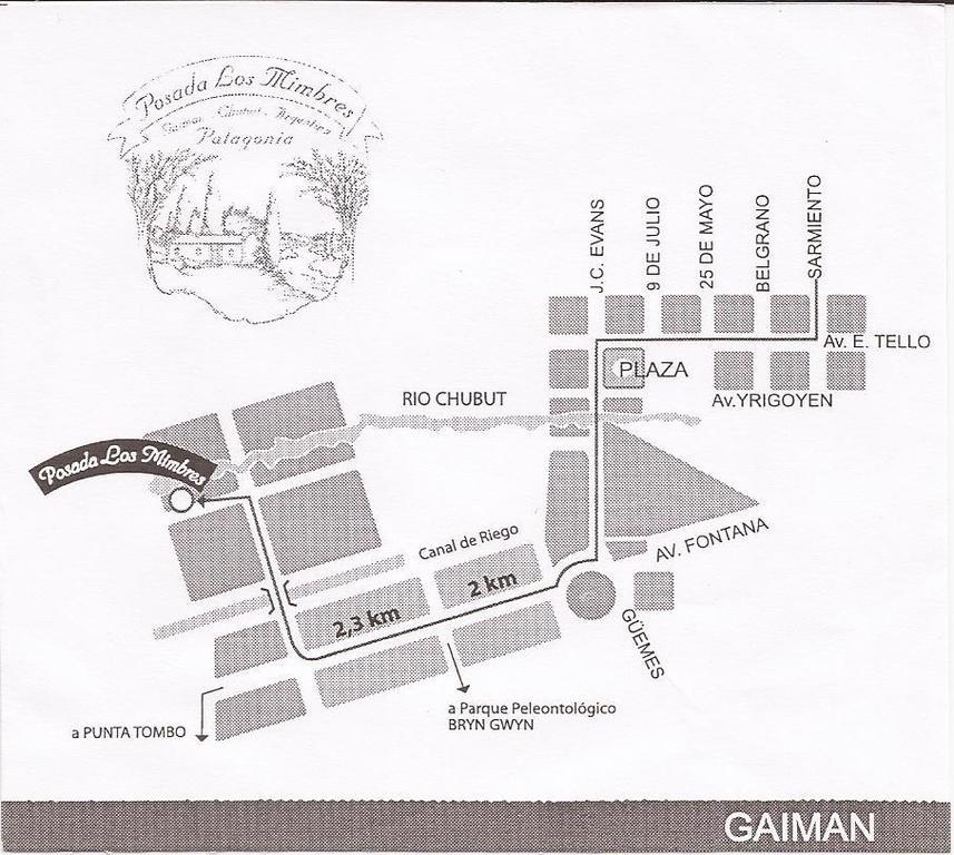 Posada Los Mimbres Gaiman Esterno foto